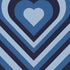 Blue Heart Pattern Moto E5 Play Skin